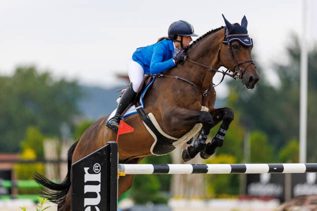 HAGEN a.T.W. - FEI Jumping European Championship, EM, Europameisterschaft Children, Juniors and Young Rider 2026, HAGEN a.T.W. - FEI Jumping European Championship Children, Juniors and Young Rider 2026 LEPRATTI Greta (ITA), Mercy van t Ruytershof YR-I - CH-EU-Y-S - YOUNG RIDERS - Individuals Final Individuals over two rounds - FIRST ROUND Hagen a.T.W., Reitanlage Haunhorst 26. July 2026 - *** HAGEN a T W FEI Jumping European Championship for Children, Juniors, and Young Riders 2026, HAGEN a T W FEI Jumping European Championship for Children, Juniors and Young Riders 2026 LEPRATTI Greta ITA, Mercy van t Ruytershof YR I CH EU Y S YOUNG RIDERS Individuals Final Individuals over two rounds FIRST ROUND Hagen a T W, Haunhorst Equestrian Center, July 26, 2026