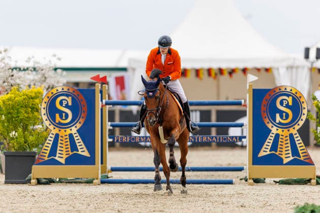 HAGEN a.T.W. - FEI Jumping European Championship, EM, Europameisterschaft Children, Juniors and Young Rider 2026, HAGEN a.T.W. - FEI Jumping European Championship Children, Juniors and Young Rider 2026 VOS Thijmen (NED), Cadillac Z YR-I - CH-EU-Y-S - YOUNG RIDERS - Individuals Final Individuals over two rounds - FIRST ROUND Hagen a.T.W., Reitanlage Haunhorst 26. July 2026 - *** HAGEN a T W FEI Jumping European Championship for Children, Juniors, and Young Riders 2026, HAGEN a T W FEI Jumping European Championship for Children, Juniors, and Young Riders 2026 VOS Thijmen NED, Cadillac Z YR I CH EU Y S YOUNG RIDERS Individuals Final Individuals over two rounds FIRST ROUND Hagen a T W, Haunhorst Equestrian Center, July 26, 2026