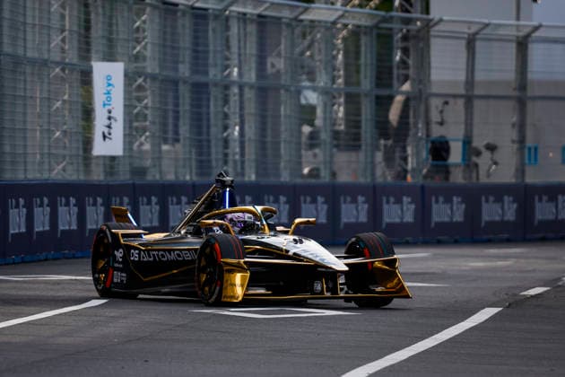 2026 FORMULA E TOKYO ePRIX 77 BARNARD Taylor (gbr), DS Penske, DS E-Tense FE25, action during the Tokyo ePrix, 14th and 15th round of the 2025-26 ABB FIA Formula E World Championship, WM, Weltmeisterschaft on the Tokyo Street Circuit from July 24 to 26, 2026 in Tokyo, Japan -  Copyright: xGREGORYxLENORMANDx