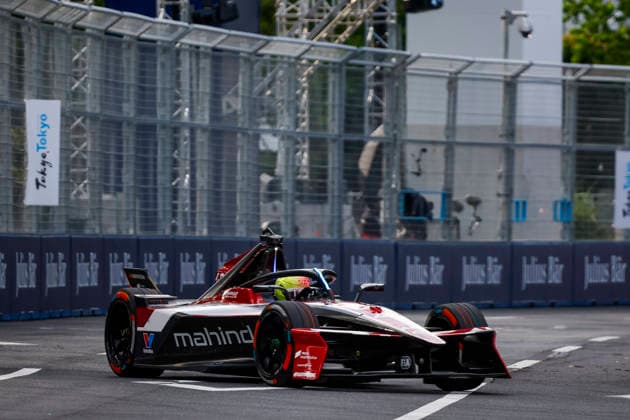 2026 FORMULA E TOKYO ePRIX 48 MORTARA Edoardo (swi), Mahindra Racing, Mahindra M12Electro, action during the Tokyo ePrix, 14th and 15th round of the 2025-26 ABB FIA Formula E World Championship, WM, Weltmeisterschaft on the Tokyo Street Circuit from July 24 to 26, 2026 in Tokyo, Japan -  Copyright: xGREGORYxLENORMANDx
