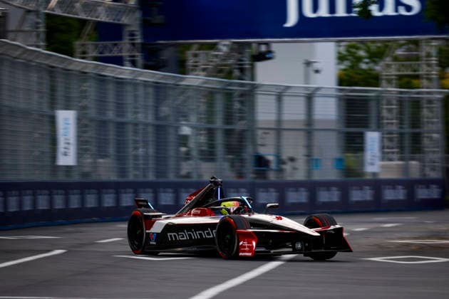 2026 FORMULA E TOKYO ePRIX 48 MORTARA Edoardo (swi), Mahindra Racing, Mahindra M12Electro, action during the Tokyo ePrix, 14th and 15th round of the 2025-26 ABB FIA Formula E World Championship, WM, Weltmeisterschaft on the Tokyo Street Circuit from July 24 to 26, 2026 in Tokyo, Japan -  Copyright: xGREGORYxLENORMANDx