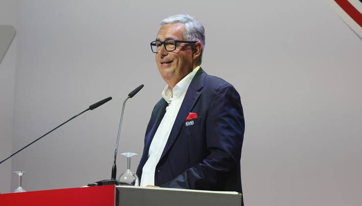 Stuttgart , VfB Stuttgart Mitgliederversammlung 2026 , Präsident Dietmar Allgaier *** Stuttgart, VfB Stuttgart 2026 General Meeting, President Dietmar Allgaier