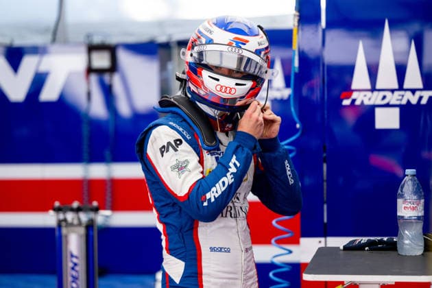 26.07.2026, HUN, Motorsport, FIA Formel 3 Meisterschaft, Rennen, Saison 2026, Hungaroring Budapest, Großer Preis von Ungarn Freddie Slater ( Trident, Audi F1 Team Junior, Großbritannien, 05 ) Mogyorod Hungaroring Pest Ungarn *** July 26, 2026, HUN, Motorsports, FIA Formula 3 Championship, Race, 2026 Season, Hungaroring, Budapest, Hungarian Grand Prix, Freddie Slater, Trident, Audi F1 Team Junior, Great Britain, 05 Mogyorod, Hungaroring, Pest, Hungary Copyright: xNordphotox xMemmlerx
