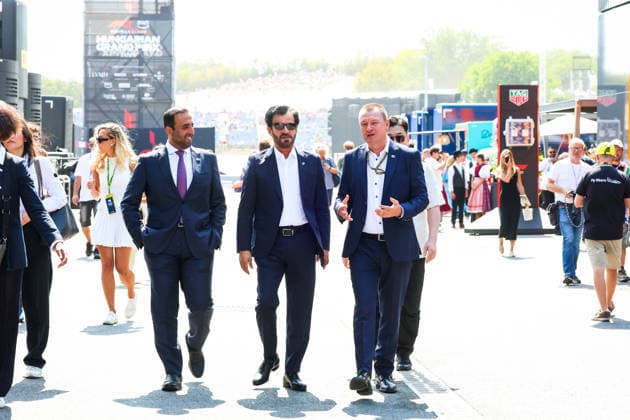 F1 - HUNGARIAN GRAND PRIX 2026 BEN SULAYEM Mohammed (uae), President of the FIA, portrait during the Formula 1 Hungarian Grand Prix 2026, 11th round of the 2026 Formula One World Championship, WM, Weltmeisterschaft from July 24 to 26, 2026 on the Hungaroring, in Mogyorod near Budapest, Hungary - MogyorodHungary  Copyright: xFLORENTxGOODENx