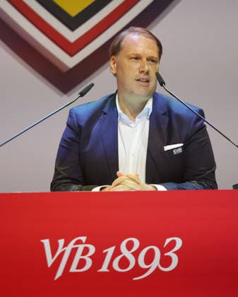Stuttgart , VfB Stuttgart Mitgliederversammlung 2026 , Stefan Jung *** Stuttgart, VfB Stuttgart 2026 General Meeting, Stefan Jung