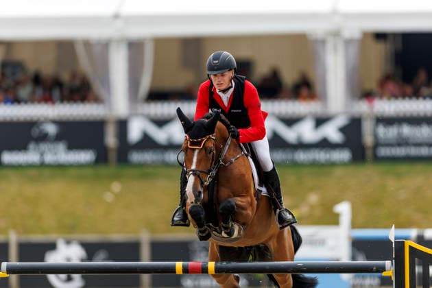 HAGEN a.T.W. - FEI Jumping European Championship, EM, Europameisterschaft Children, Juniors and Young Rider 2026, HAGEN a.T.W. - FEI Jumping European Championship Children, Juniors and Young Rider 2026 PASCHERTZ Max (GER), Foodfox Cathilde H YR-I - CH-EU-Y-S - YOUNG RIDERS - Individuals Final Individuals over two rounds - SECOND ROUND Hagen a.T.W., Reitanlage Haunhorst 26. July 2026 - *** HAGEN a T W FEI Jumping European Championship for Children, Juniors, and Young Riders 2026, HAGEN a T W FEI Jumping European Championship for Children, Juniors, and Young Riders 2026 PASCHERTZ Max GER, Foodfox Cathilde H YR I CH EU Y S YOUNG RIDERS Individuals Final (two rounds) SECOND ROUND Hagen a T W, Haunhorst Equestrian Center, July 26, 2026
