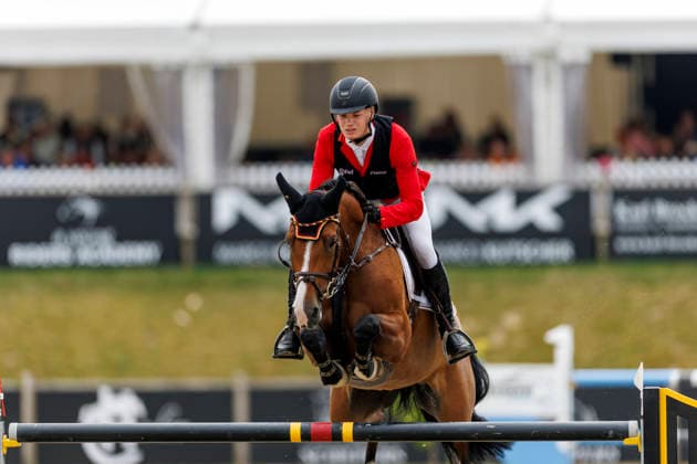 HAGEN a.T.W. - FEI Jumping European Championship, EM, Europameisterschaft Children, Juniors and Young Rider 2026, HAGEN a.T.W. - FEI Jumping European Championship Children, Juniors and Young Rider 2026 PASCHERTZ Max (GER), Foodfox Cathilde H YR-I - CH-EU-Y-S - YOUNG RIDERS - Individuals Final Individuals over two rounds - SECOND ROUND Hagen a.T.W., Reitanlage Haunhorst 26. July 2026 - *** HAGEN a T W FEI Jumping European Championship for Children, Juniors, and Young Riders 2026, HAGEN a T W FEI Jumping European Championship for Children, Juniors, and Young Riders 2026 PASCHERTZ Max GER, Foodfox Cathilde H YR I CH EU Y S YOUNG RIDERS Individuals Final (two rounds) SECOND ROUND Hagen a T W, Haunhorst Equestrian Center, July 26, 2026