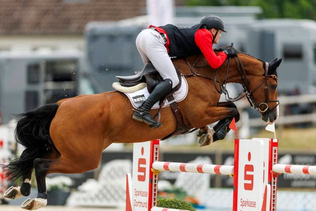 HAGEN a.T.W. - FEI Jumping European Championship, EM, Europameisterschaft Children, Juniors and Young Rider 2026, HAGEN a.T.W. - FEI Jumping European Championship Children, Juniors and Young Rider 2026 PASCHERTZ Max (GER), Foodfox Cathilde H YR-I - CH-EU-Y-S - YOUNG RIDERS - Individuals Final Individuals over two rounds - SECOND ROUND Hagen a.T.W., Reitanlage Haunhorst 26. July 2026 - *** HAGEN a T W FEI Jumping European Championship for Children, Juniors, and Young Riders 2026, HAGEN a T W FEI Jumping European Championship for Children, Juniors, and Young Riders 2026 PASCHERTZ Max GER, Foodfox Cathilde H YR I CH EU Y S YOUNG RIDERS Individuals Final (two rounds) SECOND ROUND Hagen a T W, Haunhorst Equestrian Center, July 26, 2026