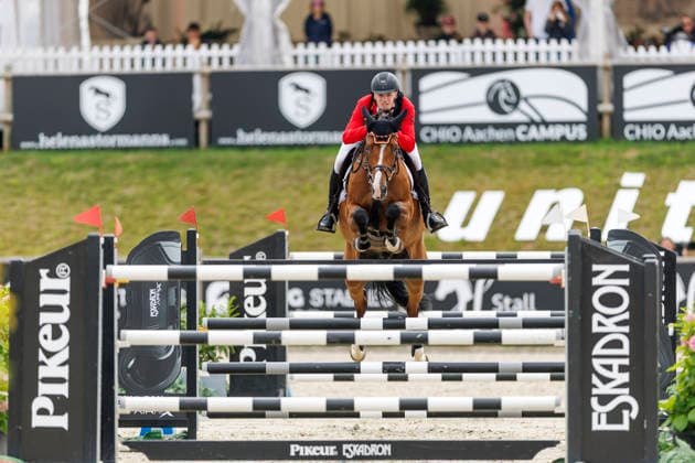 HAGEN a.T.W. - FEI Jumping European Championship, EM, Europameisterschaft Children, Juniors and Young Rider 2026, HAGEN a.T.W. - FEI Jumping European Championship Children, Juniors and Young Rider 2026 PASCHERTZ Max (GER), Foodfox Cathilde H YR-I - CH-EU-Y-S - YOUNG RIDERS - Individuals Final Individuals over two rounds - SECOND ROUND Hagen a.T.W., Reitanlage Haunhorst 26. July 2026 - *** HAGEN a T W FEI Jumping European Championship for Children, Juniors, and Young Riders 2026, HAGEN a T W FEI Jumping European Championship for Children, Juniors, and Young Riders 2026 PASCHERTZ Max GER, Foodfox Cathilde H YR I CH EU Y S YOUNG RIDERS Individuals Final (two rounds) SECOND ROUND Hagen a T W, Haunhorst Equestrian Center, July 26, 2026