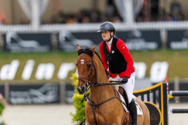 HAGEN a.T.W. - FEI Jumping European Championship, EM, Europameisterschaft Children, Juniors and Young Rider 2026, HAGEN a.T.W. - FEI Jumping European Championship Children, Juniors and Young Rider 2026 TIETJE Romy Rosalie (GER), Cascadino YR-I - CH-EU-Y-S - YOUNG RIDERS - Individuals Final Individuals over two rounds - SECOND ROUND Hagen a.T.W., Reitanlage Haunhorst 26. July 2026 - *** HAGEN a T W FEI Jumping European Championship for Children, Juniors, and Young Riders 2026, HAGEN a T W FEI Jumping European Championship for Children, Juniors, and Young Riders 2026 TIETJE Romy Rosalie GER, Cascadino YR I CH EU Y S YOUNG RIDERS Individual Final (two rounds) SECOND ROUND Hagen a T W, Haunhorst Equestrian Center, July 26, 2026