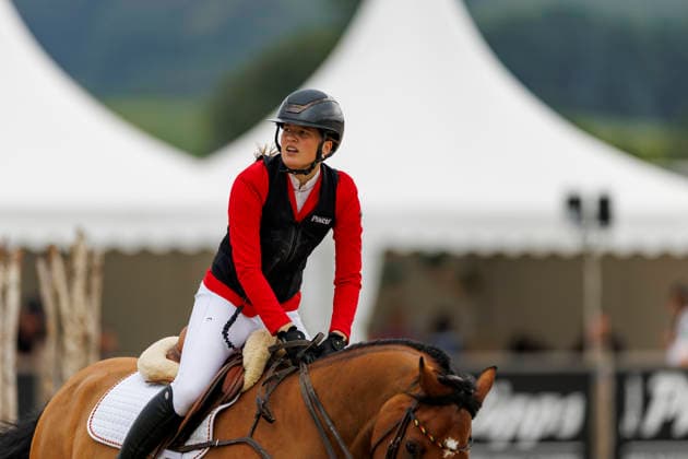 HAGEN a.T.W. - FEI Jumping European Championship, EM, Europameisterschaft Children, Juniors and Young Rider 2026, HAGEN a.T.W. - FEI Jumping European Championship Children, Juniors and Young Rider 2026 TIETJE Romy Rosalie (GER), Cascadino YR-I - CH-EU-Y-S - YOUNG RIDERS - Individuals Final Individuals over two rounds - SECOND ROUND Hagen a.T.W., Reitanlage Haunhorst 26. July 2026 - *** HAGEN a T W FEI Jumping European Championship for Children, Juniors, and Young Riders 2026, HAGEN a T W FEI Jumping European Championship for Children, Juniors, and Young Riders 2026 TIETJE Romy Rosalie GER, Cascadino YR I CH EU Y S YOUNG RIDERS Individual Final (two rounds) SECOND ROUND Hagen a T W, Haunhorst Equestrian Center, July 26, 2026