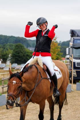 HAGEN a.T.W. - FEI Jumping European Championship, EM, Europameisterschaft Children, Juniors and Young Rider 2026, HAGEN a.T.W. - FEI Jumping European Championship Children, Juniors and Young Rider 2026 TIETJE Romy Rosalie (GER), Cascadino YR-I - CH-EU-Y-S - YOUNG RIDERS - Individuals Final Individuals over two rounds - SECOND ROUND Hagen a.T.W., Reitanlage Haunhorst 26. July 2026 - *** HAGEN a T W FEI Jumping European Championship for Children, Juniors, and Young Riders 2026, HAGEN a T W FEI Jumping European Championship for Children, Juniors, and Young Riders 2026 TIETJE Romy Rosalie GER, Cascadino YR I CH EU Y S YOUNG RIDERS Individuals Final (two rounds) SECOND ROUND Hagen a T W, Haunhorst Equestrian Center, July 26, 2026