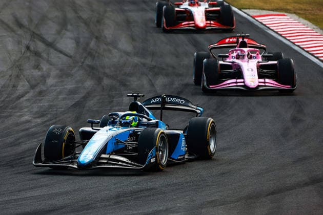 AUTO - FORMULA 2 2026 - BUDAPEST 07 BEGANOVIC Dino (swe), DAMS Lucas Oil, Dallara F2 2024, action during the 9th round of the 2026 FIA Formula 2 Championship from July 24 to 26, 2026 on the Hungaroring, in Mogyorod near Budapest, Hungary - MogyorodHungary  Copyright: xEricxAlonsox
