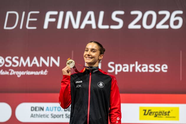 RECORD DATE NOT STATED Deutsche Meisterschaft Geräteturnen - Finals 2026, Hannover, Germany 26.07.2026 Helen Kevric (MTV Stuttgart) Deutsche Meisterschaft Geräteturnen Schwebebalken, 26.07.2026 in Hannover, Finals 2026 *** 2026 German Artistic Gymnastics Championships Finals, Hanover, Germany, July 26, 2026; Helen Kevric, MTV Stuttgart; German Artistic Gymnastics Championships, Balance Beam, July 26, 2026, in Hanover; 2026 Finals Copyright: xBEAUTIFULxSPORTS PeterxWeberx