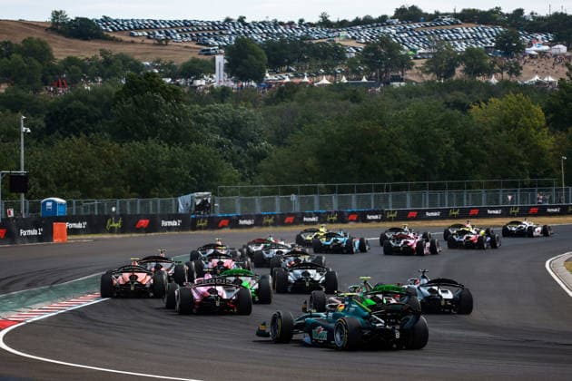 AUTO - FORMULA 2 2026 - BUDAPEST Start of the race during the 9th round of the 2026 FIA Formula 2 Championship from July 24 to 26, 2026 on the Hungaroring, in Mogyorod near Budapest, Hungary - MogyorodHungary  Copyright: xEricxAlonsox
