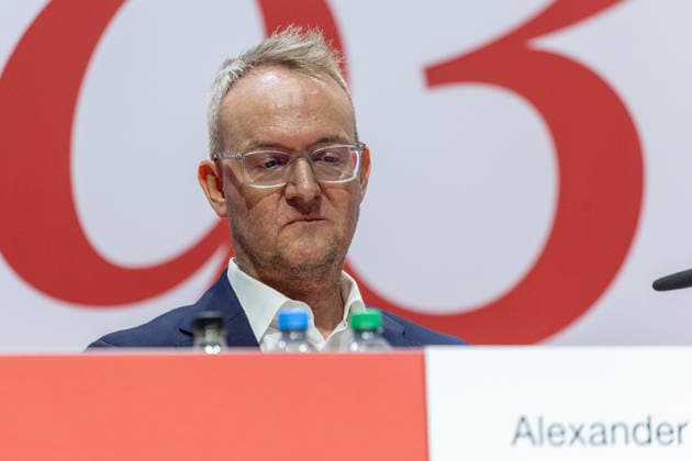 26.07.26 VfB Stuttgart MGV 2026 Deutschland, Stuttgart, 26.07.2026, Fussball, Bundesliga, Saison 2026 2027, VfB Stuttgart Mitgliederversammlung 2026: Alexander Wehrle, Vorstandsvorsitzender VfB Stuttgart. *** July 26, 2026 VfB Stuttgart General Members Meeting 2026 Germany, Stuttgart, July 26, 2026, Soccer, Bundesliga, 2026–2027 Season, VfB Stuttgart 2026 General Meeting Alexander Wehrle, Chairman of the Board of VfB Stuttgart