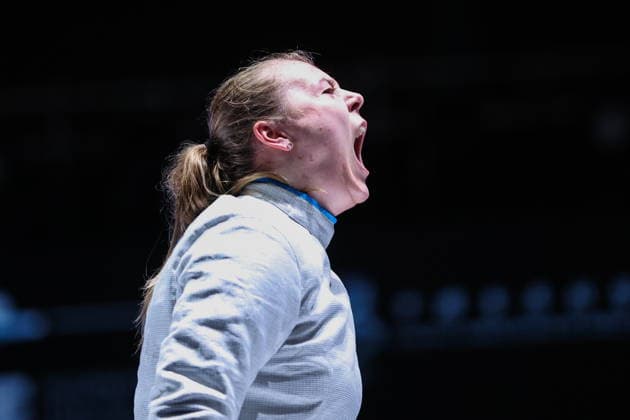 CHINA, HONG KONG - JULY 26, 2026: Russia s Alina Mikhailova competes in the ladies individual sabre event at the 2026 Kerry Fencing World Championships 2026 Fencing World Championships In Hong Kong  - ZUMAt113 20260726_zaa_t113_163 Copyright: xMikhailxSinitsynx