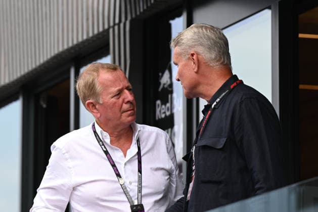 F1 Grand Prix of Hungary Sky s Martin Brundle and former Red Bull Racing driver David Coulthard are seen during Race Day at the Hungaroring in Hungary. Budapest Pest Hungary  Copyright: xAhmadxAlShehabx originalFilename:alshehab-formula1260726_npXVr.jpg