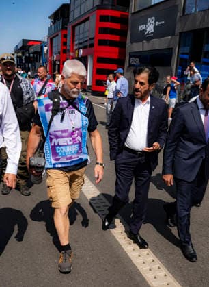Hungarian Grand Prix 2026 - Petr Pavel and Mohammed Ben Sulayem Petr Pavel (CZE), President of the Czech Republic as a photographer, and Mohammed Ben Sulayem (UAE), President of the FIA, attend the 2026 Formula 1 AWS Hungarian Grand Prix at the Hungaroring in Budapest, Hungary on July 26, 2026. Photo by Antoine Lapeyre Reveries Agency via ABACAPRESS.COM Budapest Hungary  Copyright: xAntoinexLapeyre ReveriesxAgency ABACAx