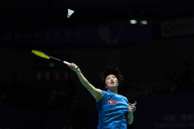 (260726) -- CHANGZHOU, July 26, 2026 -- Yamaguchi Akane competes during the women s singles final match between Chen Yufei of China and Yamaguchi Akane of Japan at the 2026 China Open badminton tournament in Changzhou, east China s Jiangsu Province, July 26, 2026. ) (SP)CHINA-CHANGZHOU-BADMINTON-CHINA OPEN-WOMEN S SINGLES-FINAL (CN) SunxFei 