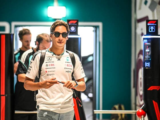 F1 Grand Prix of Hungary George Russell of the Mercedes-AMG Petronas Formula One Team is pictured in the paddock during the FIA Formula One World Championship, WM, Weltmeisterschaft Hungarian Grand Prix in Budapest, Hungary. Budapest Hungary  Copyright: xLucaxBarsalix originalFilename:barsali-notitle250726_npbIR.jpg