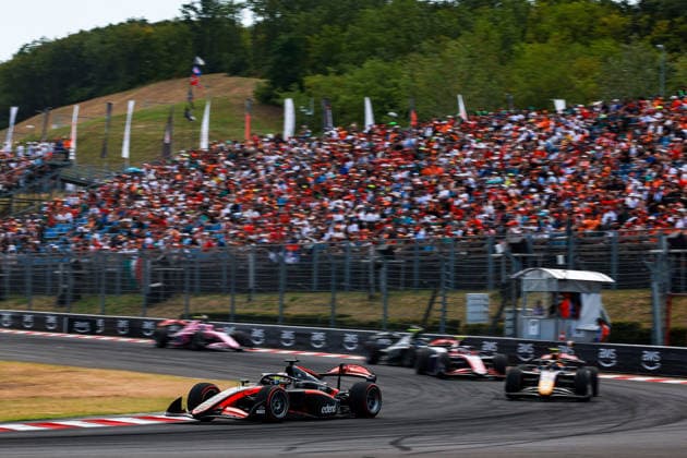 AUTO - FORMULA 2 2026 - BUDAPEST 22 VARRONE Nicolas (arg), Van Amersfoort Racing, Dallara F2 2024, action during the 9th round of the 2026 FIA Formula 2 Championship from July 24 to 26, 2026 on the Hungaroring, in Mogyorod near Budapest, Hungary - MogyorodHungary  Copyright: xEricxAlonsox