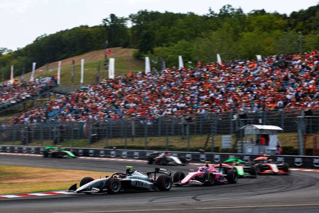 AUTO - FORMULA 2 2026 - BUDAPEST 04 HERTA Colton (usa), Hitech TGR, Dallara F2 2024, action during the 9th round of the 2026 FIA Formula 2 Championship from July 24 to 26, 2026 on the Hungaroring, in Mogyorod near Budapest, Hungary - MogyorodHungary  Copyright: xEricxAlonsox