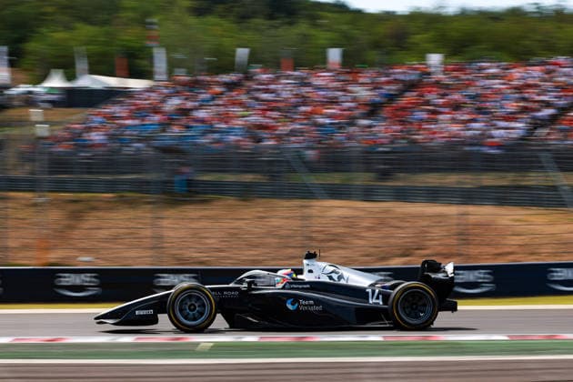 AUTO - FORMULA 2 2026 - BUDAPEST 14 STENSHORNE Martinus (nor), Rodin Motorsport, Dallara F2 2024, action during the 9th round of the 2026 FIA Formula 2 Championship from July 24 to 26, 2026 on the Hungaroring, in Mogyorod near Budapest, Hungary - MogyorodHungary  Copyright: xEricxAlonsox