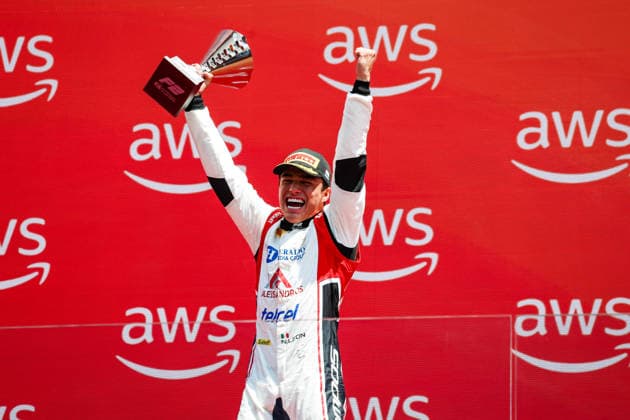 AUTO - FORMULA 2 2026 - BUDAPEST LEON Noel (mex), Campos Racing, Dallara F2 2024, portrait podium during the 9th round of the 2026 FIA Formula 2 Championship from July 24 to 26, 2026 on the Hungaroring, in Mogyorod near Budapest, Hungary - MogyorodHungary  Copyright: xFLORENTxGOODENx