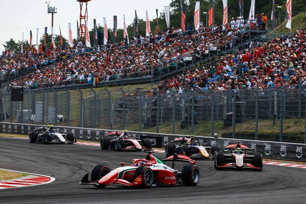 AUTO - FORMULA 2 2026 - BUDAPEST 11 MONTOYA Sebastian (col), Prema Racing, Dallara F2 2024, action during the 9th round of the 2026 FIA Formula 2 Championship from July 24 to 26, 2026 on the Hungaroring, in Mogyorod near Budapest, Hungary - MogyorodHungary  Copyright: xEricxAlonsox