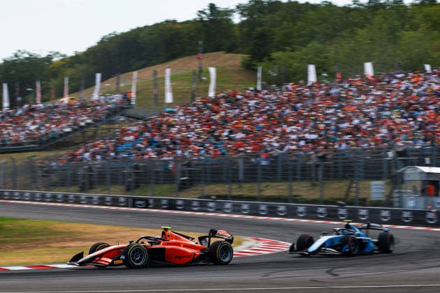AUTO - FORMULA 2 2026 - BUDAPEST 10 GOETHE Oliver (ger), MP Motorsport, Dallara F2 2024, action during the 9th round of the 2026 FIA Formula 2 Championship from July 24 to 26, 2026 on the Hungaroring, in Mogyorod near Budapest, Hungary - MogyorodHungary  Copyright: xEricxAlonsox