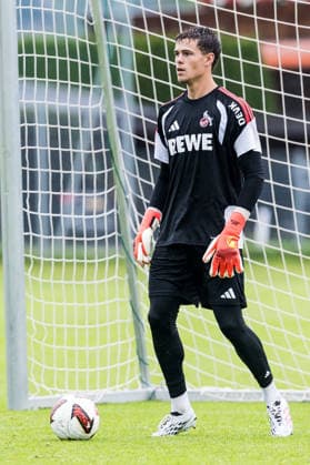 ST. JOHANN IN TIROL, AUSTRIA - JULY 26: Martin James (1. FC Koeln) controls the ball during a training session at trainings camp in Kitzbuehel of season 2026 27 at Koasastadion on July 26, 2026 in St. Johann in Tirol, Austria. Austria Copyright: xSteffiexWunderlx