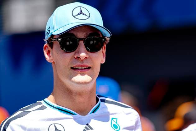 BUDAPEST - Formula 1 driver George Russell of Mercedes AMG-Petronas Formula One Team during the Formula 1 Hungary at the Hungaroring circuit on July 26, 2026 in Budapest, Hungary. (Photo by DeFodi Images) - *** BUDAPEST: Mercedes AMG Petronas Formula One Team driver George Russell during the Formula 1 Hungarian Grand Prix at the Hungaroring circuit on July 26, 2026, in Budapest, Hungary. Photo by DeFodi Images