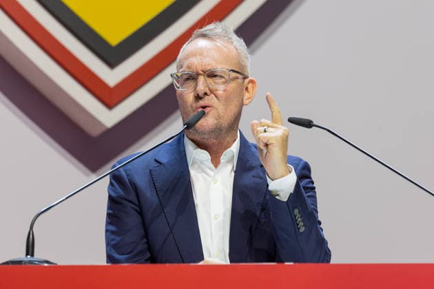 26.07.26 VfB Stuttgart MGV 2026 Deutschland, Stuttgart, 26.07.2026, Fussball, Bundesliga, Saison 2026 2027, VfB Stuttgart Mitgliederversammlung 2026: VfB Vorstand Alexander Wehrle. *** July 26, 2026 VfB Stuttgart General Members Meeting 2026 Germany, Stuttgart, July 26, 2026, Soccer, Bundesliga, 2026–2027 Season, VfB Stuttgart General Members Meeting 2026, VfB Executive Board Member Alexander Wehrle