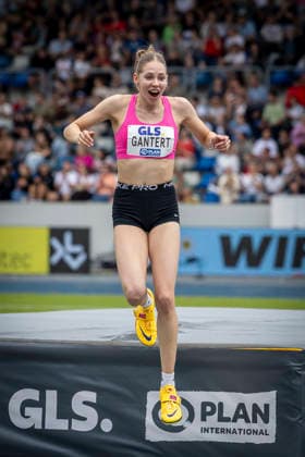 Deutsche Leichtathletik-Meisterschaften; Bochum-Wattenscheid, 26.07.2026 Deutsche Meisterin im Hochsprung Dorothea Gantert (SpVg Laatzen) ; Deutsche Leichtathletik-Meisterschaften am 26.07.2026 im Lorheide-Stadion, Bochum-Wattenscheid (Nordrhein-Westfalen). *** German Track and Field Championships, Bochum-Wattenscheid, July 26, 2026; German High Jump Champion: Dorothea Gantert (SpVg Laatzen); German Track and Field Championships on July 26, 2026, at Lorheide Stadium, Bochum-Wattenscheid, North Rhine-Westphalia Copyright: xBEAUTIFULxSPORTS LeahxKohringx