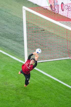 Friendly: Feyenoord Rotterdam v Rayo Vallecano Rotterdam - Mannou Berger of Feyenoord during a friendly in preparation of the 2026 2027 season. The match is set between Feyenoord Rotterdam and Rayo Vallecano at De Kuip on 26 July 2026 in Rotterdam, The Netherlands. Copyright: xTomxBodex