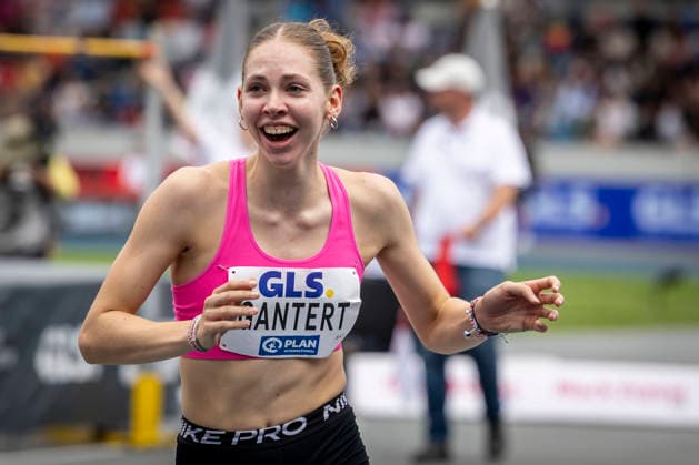 Deutsche Leichtathletik-Meisterschaften; Bochum-Wattenscheid, 26.07.2026 Deutsche Meisterin im Hochsprung Dorothea Gantert (SpVg Laatzen) ; Deutsche Leichtathletik-Meisterschaften am 26.07.2026 im Lorheide-Stadion, Bochum-Wattenscheid (Nordrhein-Westfalen). *** German Track and Field Championships, Bochum-Wattenscheid, July 26, 2026; German High Jump Champion: Dorothea Gantert (SpVg Laatzen); German Track and Field Championships on July 26, 2026, at Lorheide Stadium, Bochum-Wattenscheid, North Rhine-Westphalia Copyright: xBEAUTIFULxSPORTS LeahxKohringx