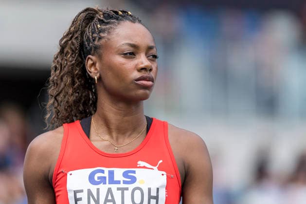 Deutsche Leichtathletik-Meisterschaften; Bochum-Wattenscheid, 26.07.2026 Blessing Enatoh (LG Nord Berlin), Hochsprung; Deutsche Leichtathletik-Meisterschaften am 26.07.2026 im Lorheide-Stadion, Bochum-Wattenscheid (Nordrhein-Westfalen). *** German Track and Field Championships, Bochum-Wattenscheid, July 26, 2026; Blessing Enatoh, LG Nord Berlin, high jump; German Track and Field Championships on July 26, 2026, at Lorheide Stadium, Bochum-Wattenscheid, North Rhine-Westphalia Copyright: xBEAUTIFULxSPORTS AxelxKohringx