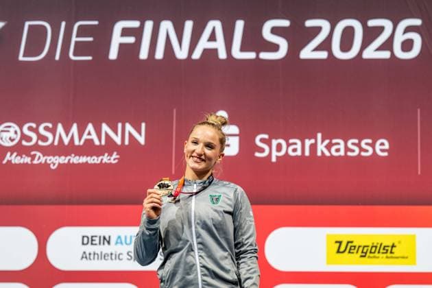 RECORD DATE NOT STATED Deutsche Meisterschaft Geräteturnen - Finals 2026, Hannover, Germany 26.07.2026 Karina Schönmaier (TuS 1861 Chemnitz-Altendorf, Bodenturnen), Deutsche Meisterschaft Geräteturnen, Finals 2926, Hannover 26.07.2026 *** 2026 German Artistic Gymnastics Championships Finals, Hanover, Germany, July 26, 2026; Karina Schönmaier, TuS 1861 Chemnitz Altendorf, Floor Exercise, German Artistic Gymnastics Championships, Finals 2926, Hanover, July 26, 2026 Copyright: xBEAUTIFULxSPORTS PeterxWeberx