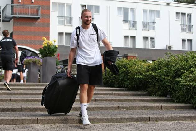 26.07.2026, NED, Fußball, Herren, 1. Bundesliga, Saison 2026 2027, Trainingslager, Bilderberg RÃ sidence Groot Heideborgh, SV Elversberg Nicolas Kristof ( SV Elversberg 20 ) Garderen Bilderberg RÃ sidence Groot Heideborgh Gelderland Niederlande *** July 26, 2026, Netherlands, Soccer, Men s, 1st Bundesliga, 2026–2027 Season, Training Camp, Bilderberg Residence Groot Heideborgh, SV Elversberg, Nicolas Kristof, SV Elversberg, 20 Garderen, Bilderberg Residence Groot Heideborgh, Gelderland, Netherlands Copyright: xNordphotox xSMx