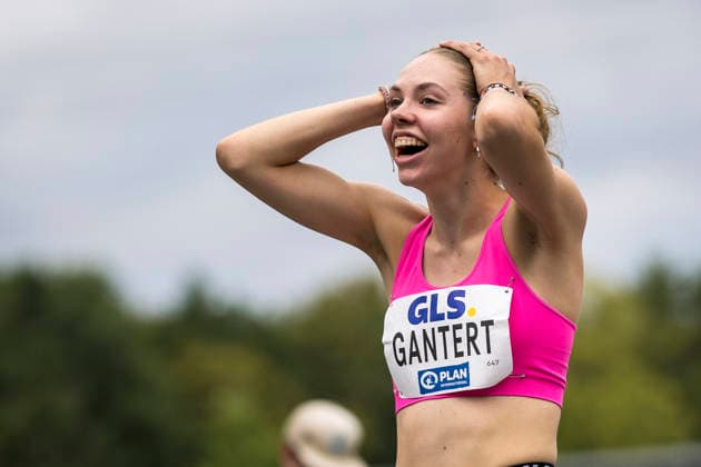 Deutsche Leichtathletik-Meisterschaften; Bochum-Wattenscheid, 26.07.2026 Dorothea Gantert (SpVg Laatzen), Hochsprung; Deutsche Leichtathletik-Meisterschaften am 26.07.2026 im Lorheide-Stadion, Bochum-Wattenscheid (Nordrhein-Westfalen). *** German Track and Field Championships, Bochum Wattenscheid, July 26, 2026; Dorothea Gantert (SpVg Laatzen), high jump; German Track and Field Championships on July 26, 2026, at Lorheide Stadium, Bochum-Wattenscheid, North Rhine-Westphalia Copyright: xBEAUTIFULxSPORTS AxelxKohringx