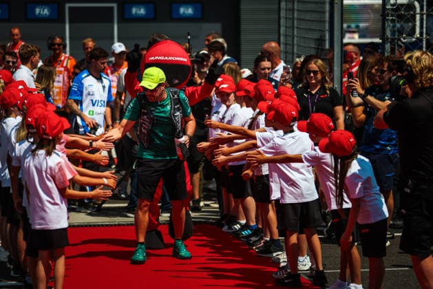 F1 - HUNGARIAN GRAND PRIX 2026 ALONSO Fernando (spa), Aston Martin F1 Team Honda AMR26, portrait during the Formula 1 Hungarian Grand Prix 2026, 11th round of the 2026 Formula One World Championship, WM, Weltmeisterschaft from July 24 to 26, 2026 on the Hungaroring, in Mogyorod near Budapest, Hungary - MogyorodHungary  Copyright: xANTONINxVINCENTx