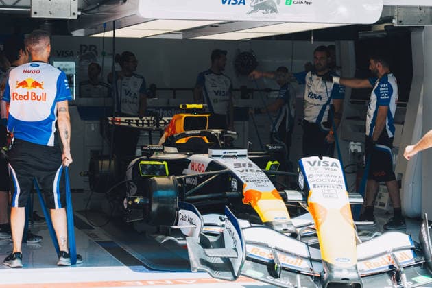 Formula 1 AWS Hungarian Grand Prix 2026 Cedric Marcadier OVERTAKE MAXPPP - Budapest 26 07 2026 Visa Cash App Racing Bulls Formula One Team at the Formula 1 AWS Hungarian Grand Prix 2026, the 11th round of the 2026 FIA Formula 1 World Championship, WM, Weltmeisterschaft at the Hungaroring in Budapest, Hungary, from 23 to 26 July 2026 Budapest Hungaroring Hungary  Copyright: xOVERTAKE MAXPPPxCedricxMarcadierx OVT202607262521 OVT202607262521