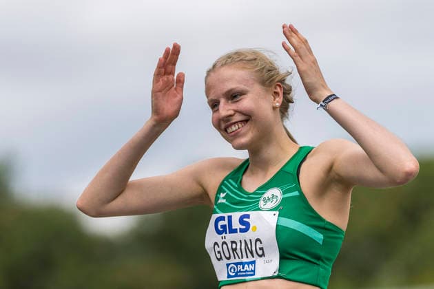 Deutsche Leichtathletik-Meisterschaften; Bochum-Wattenscheid, 26.07.2026 Johanna Göring (SV Salamander Kornwestheim), Hochsprung ; Deutsche Leichtathletik-Meisterschaften am 26.07.2026 im Lorheide-Stadion, Bochum-Wattenscheid (Nordrhein-Westfalen). *** German Track and Field Championships, Bochum Wattenscheid, July 26, 2026; Johanna Göring, SV Salamander Kornwestheim, high jump; German Track and Field Championships on July 26, 2026, at Lorheide Stadium, Bochum-Wattenscheid, North Rhine-Westphalia Copyright: xBEAUTIFULxSPORTS AxelxKohringx