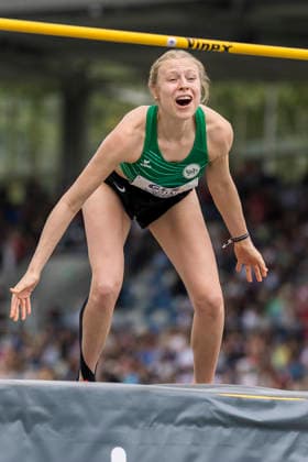 Deutsche Leichtathletik-Meisterschaften; Bochum-Wattenscheid, 26.07.2026 Johanna Göring (SV Salamander Kornwestheim), Hochsprung ; Deutsche Leichtathletik-Meisterschaften am 26.07.2026 im Lorheide-Stadion, Bochum-Wattenscheid (Nordrhein-Westfalen). *** German Track and Field Championships, Bochum Wattenscheid, July 26, 2026; Johanna Göring, SV Salamander Kornwestheim, high jump; German Track and Field Championships on July 26, 2026, at Lorheide Stadium, Bochum-Wattenscheid, North Rhine-Westphalia Copyright: xBEAUTIFULxSPORTS AxelxKohringx