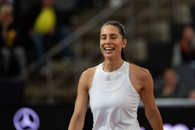 Andrea Petkovic (GER), GER, Martina Hingis vs Andrea Petkovic, Tennis, MSC Hamburg Ladies Open WTA, Tennis Damen 250, Showmatch, 26.07.2026 GER, Martina Hingis vs Andrea Petkovic, Tennis, MSC Hamburg Ladies Open WTA 250, Showmatch, 26.07.2026 Hamburg *** Andrea Petkovic GER, GER, Martina Hingis vs. Andrea Petkovic, Tennis, MSC Hamburg Ladies Open WTA 250, Exhibition Match, July 26, 2026, GER, Martina Hingis vs. Andrea Petkovic, Tennis, MSC Hamburg Ladies Open WTA 250, Exhibition Match, July 26, 2026, Hamburg Copyright: xEibner-Pressefoto MaxxVincenx EP_MVN