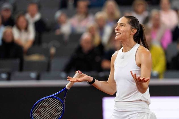 Andrea Petkovic (GER) enttaeuscht, Enttaeuschung, Emotionen, GER, Martina Hingis vs Andrea Petkovic, Tennis, MSC Hamburg Ladies Open WTA, Tennis Damen 250, Showmatch, 26.07.2026 GER, Martina Hingis vs Andrea Petkovic, Tennis, MSC Hamburg Ladies Open WTA 250, Showmatch, 26.07.2026 Hamburg *** Andrea Petkovic (GER) Disappoints, Disappointment, Emotions, GER, Martina Hingis vs. Andrea Petkovic, Tennis, MSC Hamburg Ladies Open WTA 250, Exhibition Match, July 26, 2026, GER, Martina Hingis vs. Andrea Petkovic, Tennis, MSC Hamburg Ladies Open WTA 250, Exhibition Match, July 26, 2026, Hamburg Copyright: xEibner-Pressefoto MaxxVincenx EP_MVN