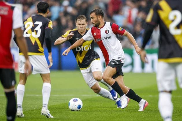 ROTTERDAM - Charles Vanhoutte of Feyenoord during the friendly match between Feyenoord and Rayo Vallecano at Feyenoord stadium De Kuip on July 26, 2026 in Rotterdam, the Netherlands. PIETER STAM DE JONGE ANP Friendly 2026-2027 xVIxANPxSportx xxANPxIVx 564333199 originalFilename: 564333199.jpg