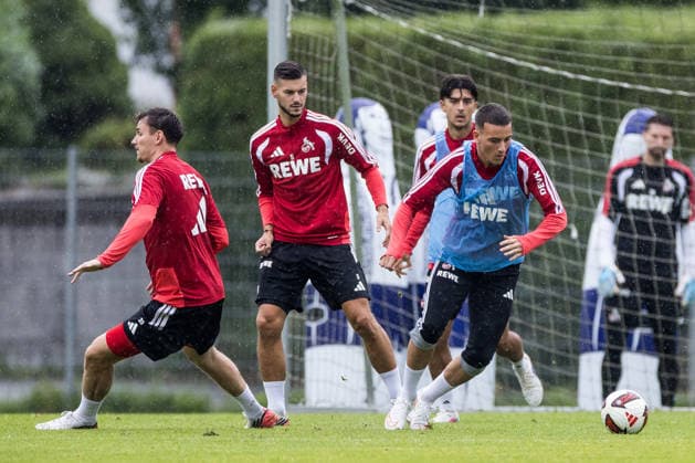 ST. JOHANN IN TIROL, AUSTRIA - JULY 26: Said El Mala (1. FC Koeln, 13) controls the ball during a training session at trainings camp in Kitzbuehel of season 2026 27 at Koasastadion on July 26, 2026 in St. Johann in Tirol, Austria. Austria Copyright: xSteffiexWunderlx