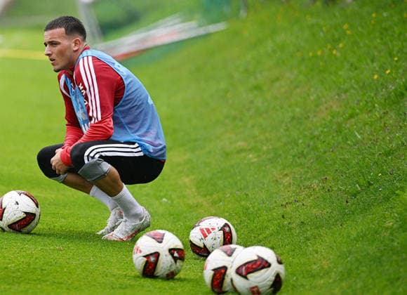 25.07.2026, xophax, Fussball 1.Bundesliga, 1.FC Koeln Trainingslager . Mannschaft in Kitzbühel .Training in Sankt Johann. Said El Mala (1.FC Köln ) Kitzbühel *** July 25, 2026, xophax, Soccer, Bundesliga 1, 1. FC Köln Training Camp, Team in Kitzbühel, Training in Sankt Johann, Said El Mala, 1. FC Köln, Kitzbühel